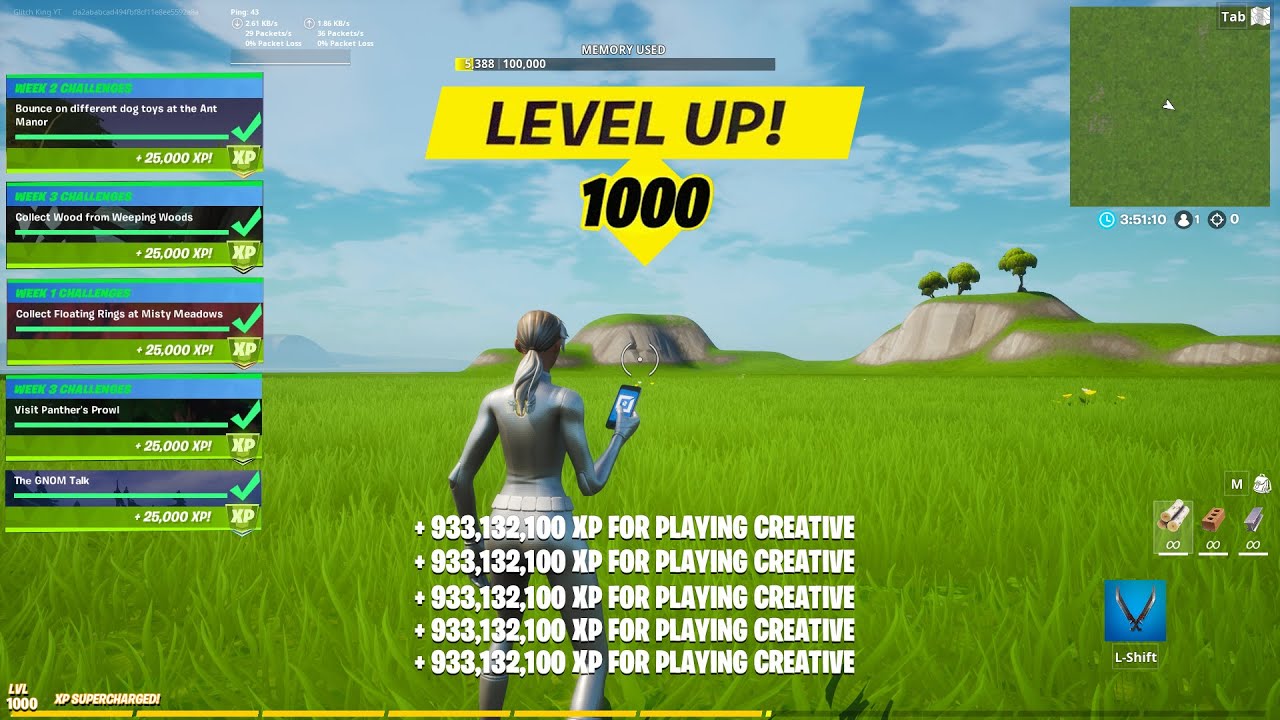 Fortnite Unlimited Xp Glitch Tutorial Youtube Fortnite Unlimited Xp Glitch Tutorial Youtube